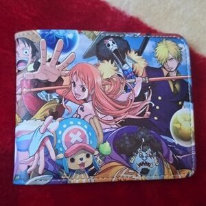 New One Piece Anime Manga Leather Wallet